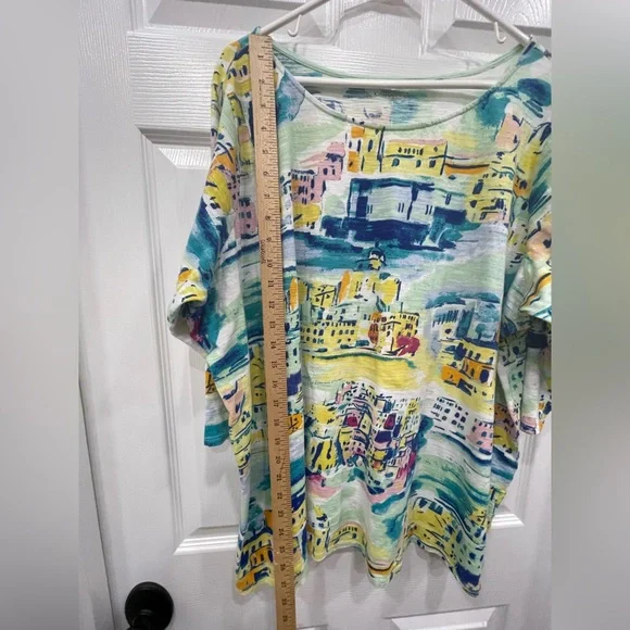 KIM ROGERS Curvy women’s top, size 3X. 3/4 sleeves. Like new condition. - Picture 6 of 7